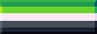 A button of the aromantic flag